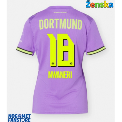Borussia Dortmund Ethan Nwaneri #18 Rezervni Dres za Ženska 2026-27 Kratak Rukav